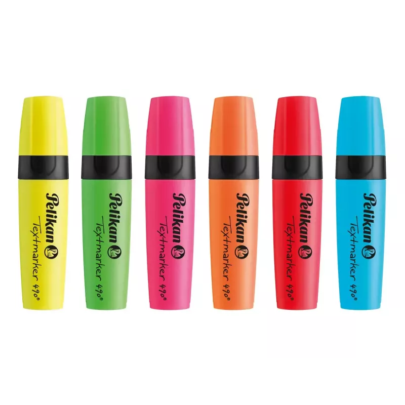 Marcador Pelikan Textmarker 490 Multicolour 6 unid.