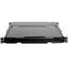 StarTech.com RKCOND17HD consola KVM para rack 1U de calha dupla, LCD de 17,3" (43,9 cm) 1920 x 1080, uma porta DVI/VGA, teclado QWERTY dos EUA, USB, cabos incluídos, 44230 MTBF, preta