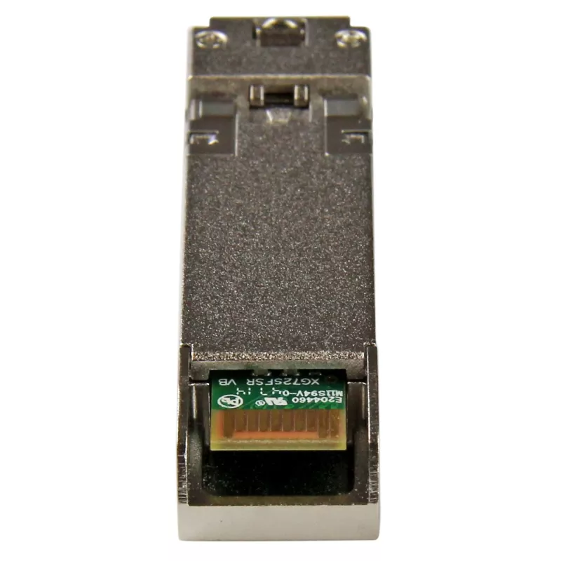 Módulo transceptor SFP+ StarTech.com compatível com Cisco SFP-10G-SR – 10GBASE-SR~Módulo SFP+ compatível com Cisco SFP-10G-SR – 10GBASE-SR – transceptor ótico de fibra multimodo MMF 10GbE – 10GE Gigabit Ethernet SFP+ – LC 300 m – 850 nm – DDM Cisco Firepower, ASR9000, C9300