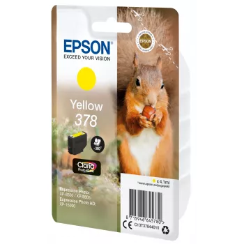 Tinteiro Epson 378 Amarelo 360 páginas Tinta C13T37844010