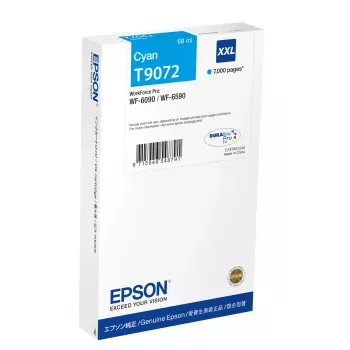 Tinteiro Epson C13T90724N Ciano – Original Rendimento Extra (Super) Alto para WF-6XXX
