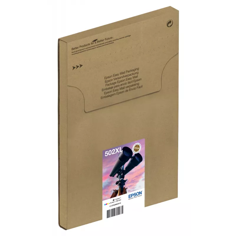 Tinteiro Epson 502XL EasyMail 1 unid. Original Alto (XL) Rendimento Preto, Ciano, Magenta, Amarelo