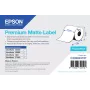 Etiqueta Epson Premium Mate - Rolo Contínuo: 105 mm x 35 m, Branco, Etiqueta Autoadesiva para Impressora, Etiqueta Contínua, Acrílico, Permanente, Mate