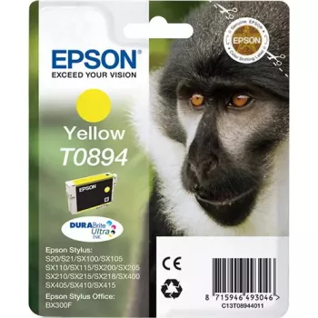 Epson Monkey Singlepack Amarelo T0894 DURABrite Ultra Ink