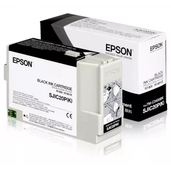 Epson SJIC20P(K) - Tinteiro para TM-C3400BK (Preto)