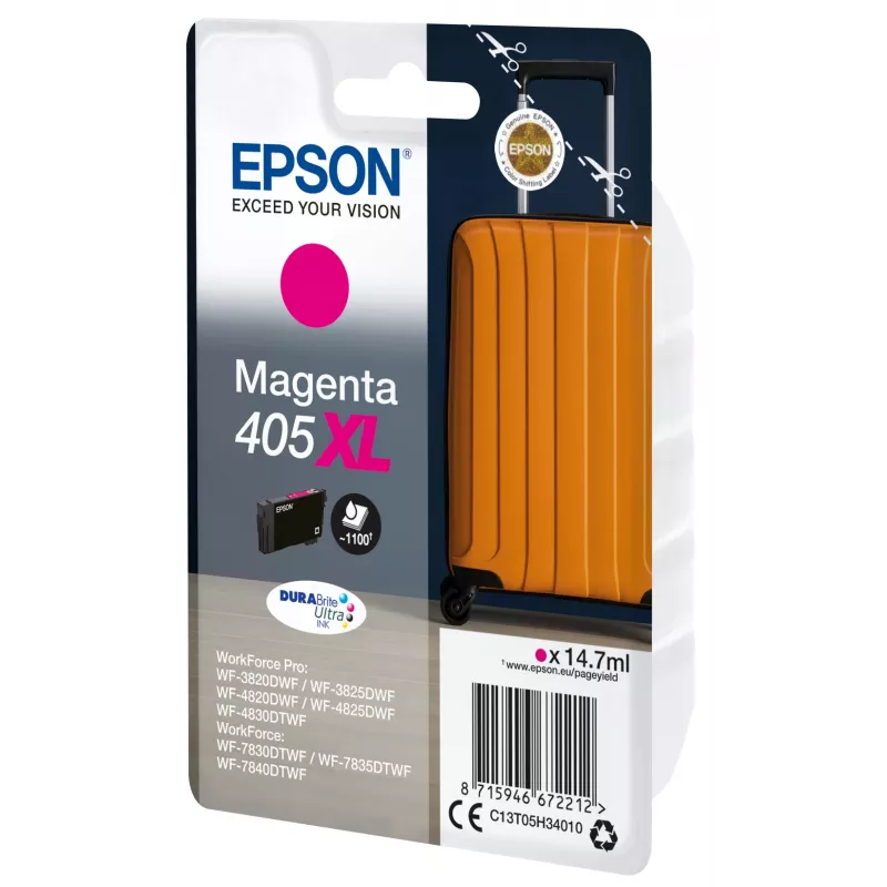Epson 405XL Tinteiro 1 unid. Original Alta capacidade (XL) Magenta