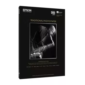 Epson Traditional Photo Paper, DIN A3+, 330 g/m², 25 folhas
