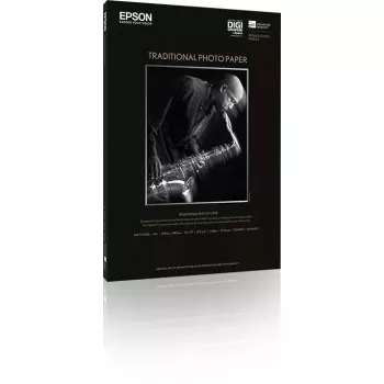 Epson Traditional Photo Paper, DIN A3+, 330 g/m², 25 folhas