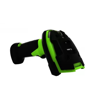 Leitor de códigos de barras portátil Zebra LI3608-ER 1D preto, verde