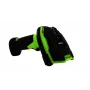 Leitor de códigos de barras portátil Zebra LI3608-ER 1D preto, verde