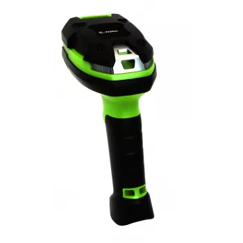 Leitor de códigos de barras portátil Zebra LI3608-ER 1D preto, verde