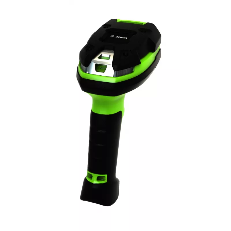Leitor de códigos de barras portátil Zebra LI3608-ER 1D preto, verde