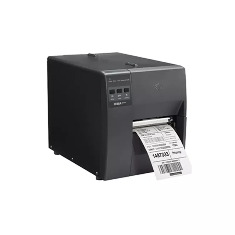 Zebra ZT111 ZT11142-T0E000FZ impressora de etiquetas de transferência térmica, 203 DPI, 254 mm/s, 4" (rolo de 11,4 cm), USB, série, Ethernet, Bluetooth, Wi-Fi, preta