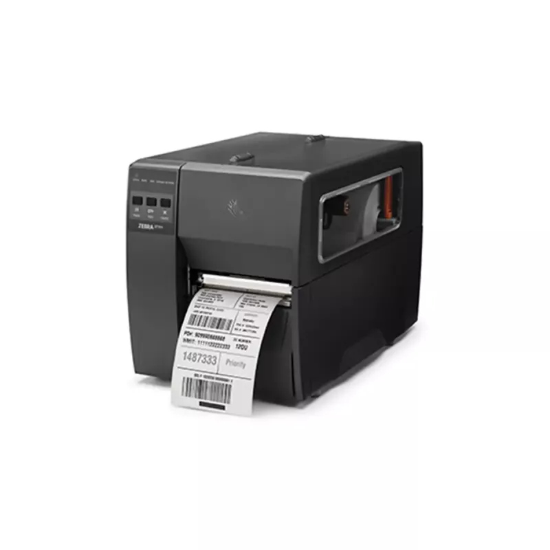 Zebra ZT111 ZT11142-T0E000FZ impressora de etiquetas de transferência térmica, 203 DPI, 254 mm/s, 4" (rolo de 11,4 cm), USB, série, Ethernet, Bluetooth, Wi-Fi, preta