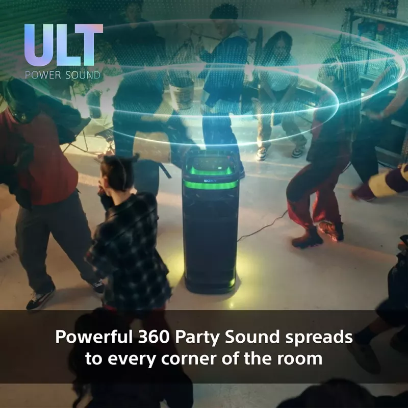 Altifalante Sony SRS-ULT1000 ULT TOWER 10 — 139 W, Bluetooth, portátil, preto
