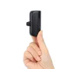Manhattan powerbank com ficha USB-C integrada, 5000 mAh, até 10 W de potência de saída, suporte para utilização como suporte de carregamento de telemóvel, preto, um ano de garantia