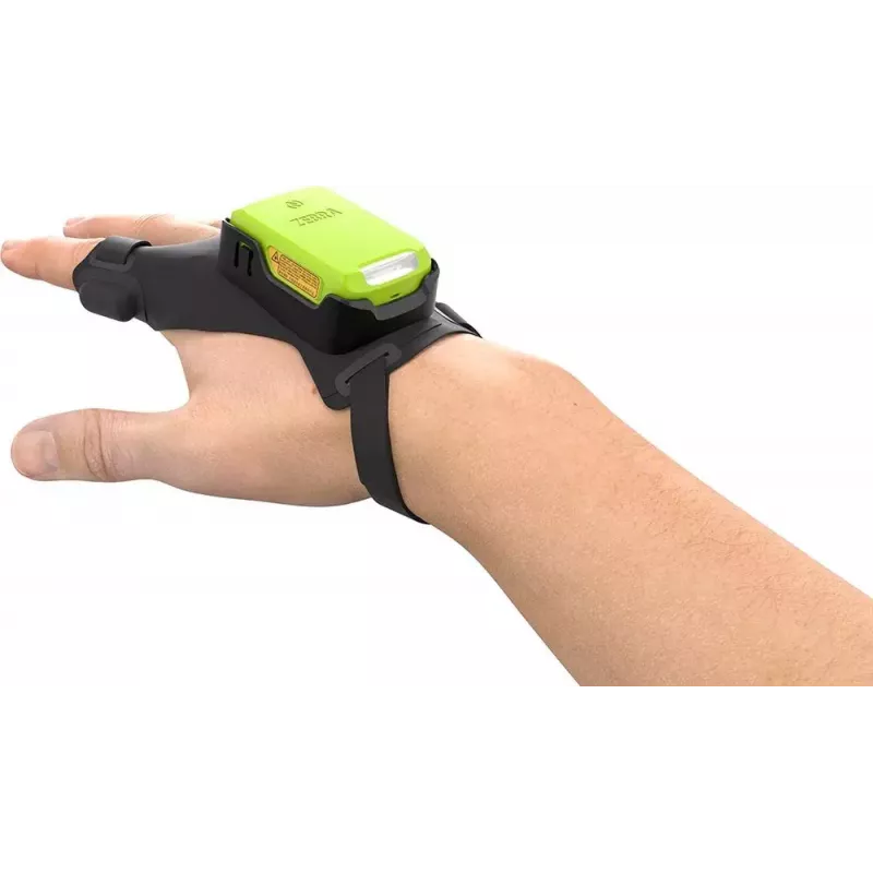 Leitor de códigos de barras portátil Zebra RS2100 2D laser sem fios verde
