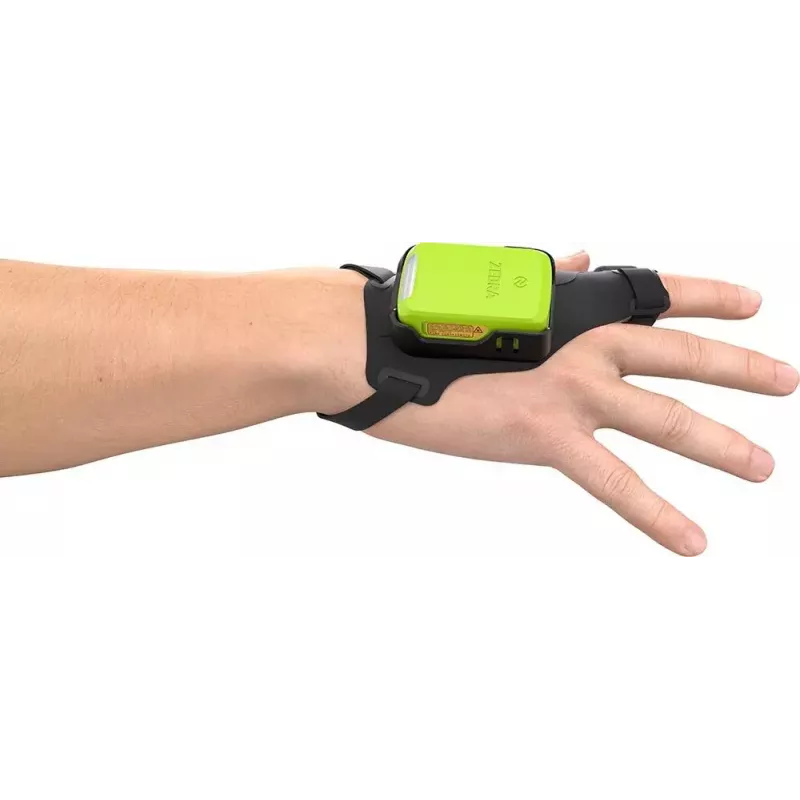 Leitor de códigos de barras portátil Zebra RS2100 2D laser sem fios verde