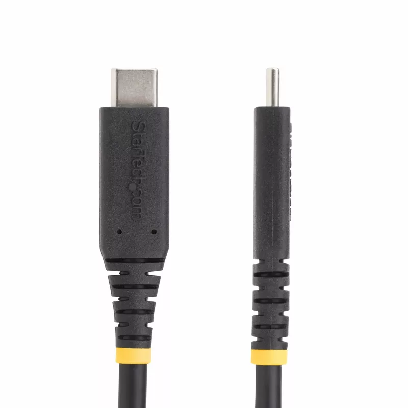 Cabo USB4 StarTech.com 50cm (1.6ft), cabo USB-C certificado USB-IF, 40Gbps, 240W Power Delivery PD 3.1 EPR, 8K 60Hz, cabo de transferência de dados USB Type-C, compatível com portas Thunderbolt/USB 3.2