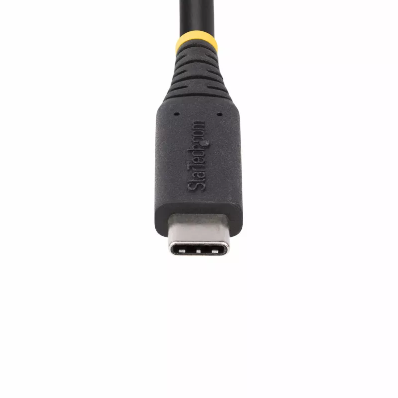 Cabo USB4 StarTech.com 50cm (1.6ft), cabo USB-C certificado USB-IF, 40Gbps, 240W Power Delivery PD 3.1 EPR, 8K 60Hz, cabo de transferência de dados USB Type-C, compatível com portas Thunderbolt/USB 3.2