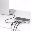 Cabo USB4 StarTech.com 50cm (1.6ft), cabo USB-C certificado USB-IF, 40Gbps, 240W Power Delivery PD 3.1 EPR, 8K 60Hz, cabo de transferência de dados USB Type-C, compatível com portas Thunderbolt/USB 3.2
