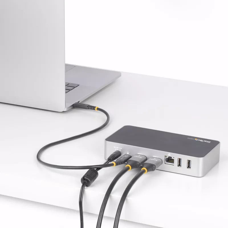 Cabo USB4 StarTech.com 50cm (1.6ft), cabo USB-C certificado USB-IF, 40Gbps, 240W Power Delivery PD 3.1 EPR, 8K 60Hz, cabo de transferência de dados USB Type-C, compatível com portas Thunderbolt/USB 3.2