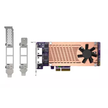 Placa de rede QNAP QM2-2P2G2T interna Ethernet 2500 Mbit/s
