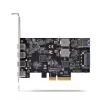 Placa PCIe USB de 5 portas StarTech.com, USB 3.2 10 Gbit/s, placa PCI Express com 4 portas USB-C, 1 porta USB-A interna, placa controladora USB PCIe, Windows/macOS/Linux