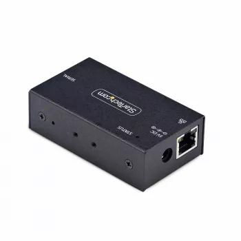 StarTech.com Adaptador Série para Ethernet de 1 porta, servidor de dispositivos série IP para dispositivos RS232 remotos, montagem na parede/calha DIN, caixa metálica, conversor RJ45-LAN para série DB9
