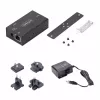 StarTech.com Adaptador Série para Ethernet de 1 porta, servidor de dispositivos série IP para dispositivos RS232 remotos, montagem na parede/calha DIN, caixa metálica, conversor RJ45-LAN para série DB9