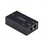 Adaptador série para Ethernet de 1 porta StarTech.com, servidor de dispositivos série IP PoE 802.3af para dispositivos RS232 remotos, montagem em parede/calha DIN, conversor RJ45 LAN para DB9 série, TAA