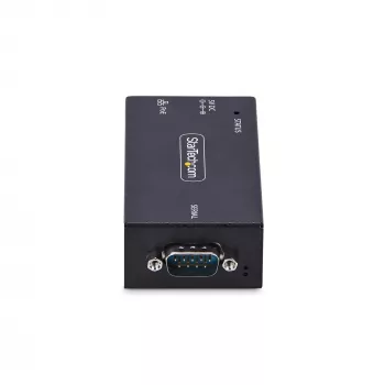 Adaptador série para Ethernet de 1 porta StarTech.com, servidor de dispositivos série IP PoE 802.3af para dispositivos RS232 remotos, montagem em parede/calha DIN, conversor RJ45 LAN para DB9 série, TAA