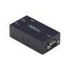 Adaptador série para Ethernet de 1 porta StarTech.com, servidor de dispositivos série IP PoE 802.3af para dispositivos RS232 remotos, montagem em parede/calha DIN, conversor RJ45 LAN para DB9 série, TAA