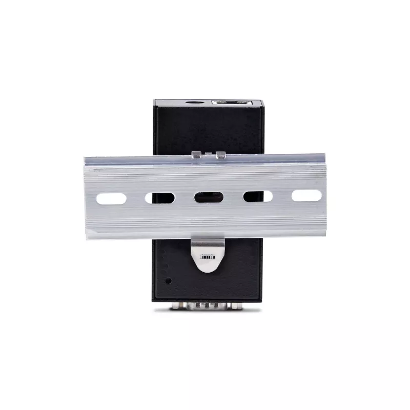 Adaptador série para Ethernet de 1 porta StarTech.com, servidor de dispositivos série IP PoE 802.3af para dispositivos RS232 remotos, montagem em parede/calha DIN, conversor RJ45 LAN para DB9 série, TAA