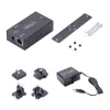 Adaptador série para Ethernet de 1 porta StarTech.com, servidor de dispositivos série IP PoE 802.3af para dispositivos RS232 remotos, montagem em parede/calha DIN, conversor RJ45 LAN para DB9 série, TAA