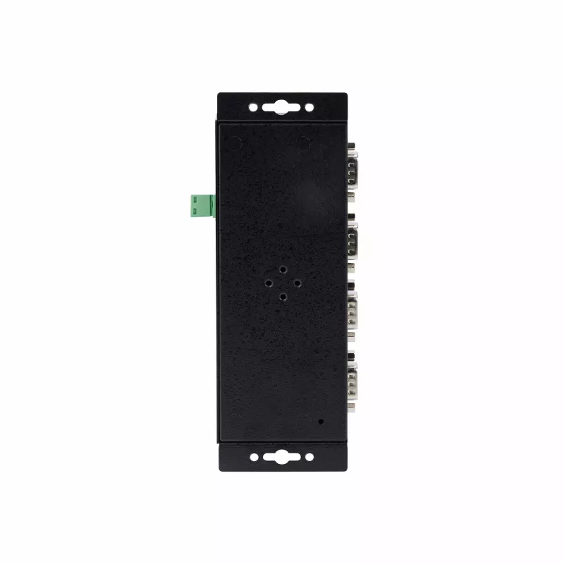 Adaptador série para Ethernet de 4 portas StarTech.com, servidor de dispositivos série IP para dispositivos RS232 remotos, montagem em parede/calha DIN, caixa metálica, conversor RJ45 LAN para DB9 série