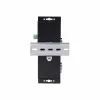 Adaptador série para Ethernet de 2 portas StarTech.com, servidor de dispositivos série IP para dispositivos RS232 remotos, montagem em parede/calha DIN, caixa metálica, conversor RJ45 LAN para DB9 série