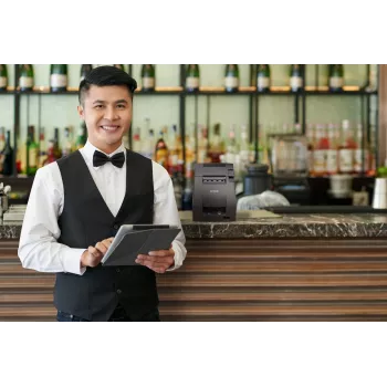 Impressora de recibos Epson TM-U220IIB série PS NE sensor ECW