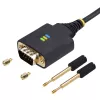 Cabo adaptador StarTech.com 2m USB para serial, retenção COM, parafusos/porcas substituíveis, USB-A para DB9 RS232, CI FTDI, proteção ESD, Windows/macOS/Linux