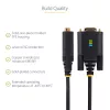 Cabo adaptador StarTech.com 2m USB para serial, retenção COM, parafusos/porcas substituíveis, USB-A para DB9 RS232, CI FTDI, proteção ESD, Windows/macOS/Linux