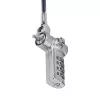 StarTech.com UNIVCS-LAPTOP-LOCK cadeado de cabo universal para portátil, 2 m, de combinação com número de série, Noble Wedge/Nano/K-Slot, preto/prateado, TAA