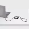 StarTech.com UNIVCS-LAPTOP-LOCK cadeado de cabo universal para portátil, 2 m, de combinação com número de série, Noble Wedge/Nano/K-Slot, preto/prateado, TAA
