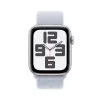 Smartwatch Apple Watch SE GPS + Cellular 44mm caixa de alumínio prateada Blue Cloud Sport Loop