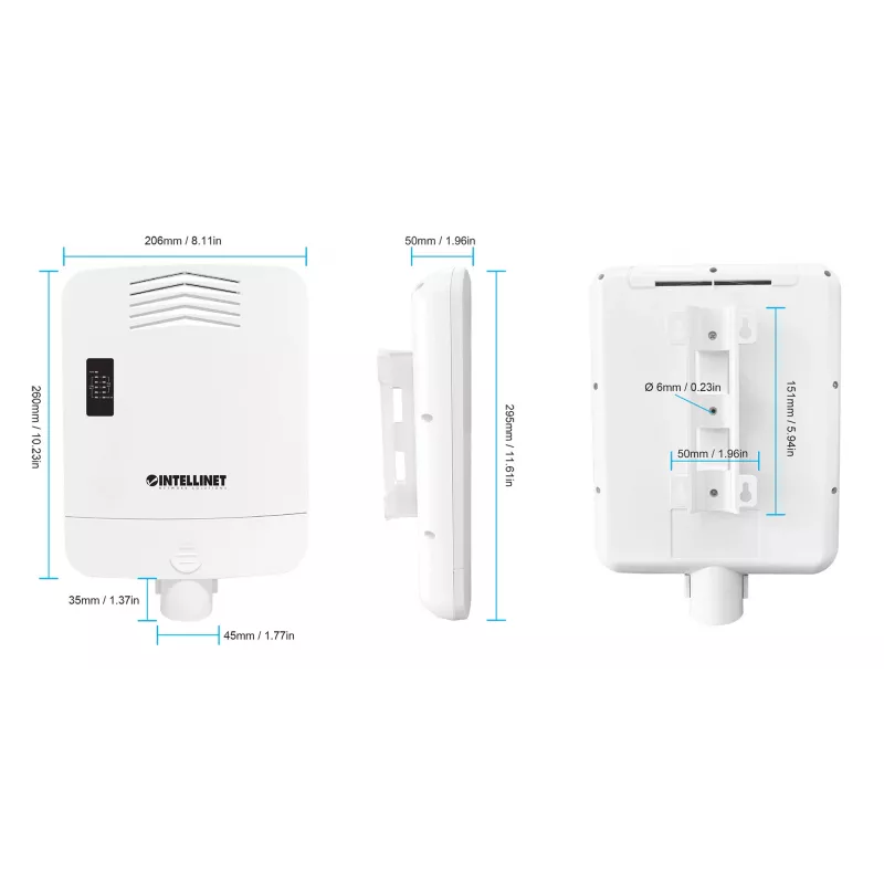 Switch de rede Intellinet 509220 Gigabit Ethernet 5 portas PoE