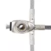 StarTech.com fecho fino compatível com ranhura Noble Wedge®, cabo de segurança 1,5 m, proteção antifurto de secretária para portátil/notebook, cabo de aço resistente a cortes, fecho de chave