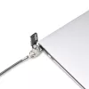 StarTech.com fecho fino compatível com ranhura Noble Wedge®, cabo de segurança 1,5 m, proteção antifurto de secretária para portátil/notebook, cabo de aço resistente a cortes, fecho de chave