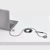 StarTech.com fecho fino compatível com ranhura Nano, cabo de segurança 6,6ft (2m), proteção antifurto de secretária para portátil/notebook, cabo de aço resistente a cortes, fecho de 4 dígitos
