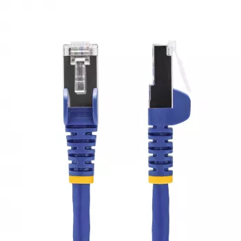 Cabo Ethernet CAT8 StarTech.com 2 m azul, RJ45 sem patilha, 25G/40G, 2000 MHz, 100 W PoE++, S/FTP, 26AWG cobre puro estanhado, LSZH, cabo de rede blindado com alívio de tensão, testado individualmente