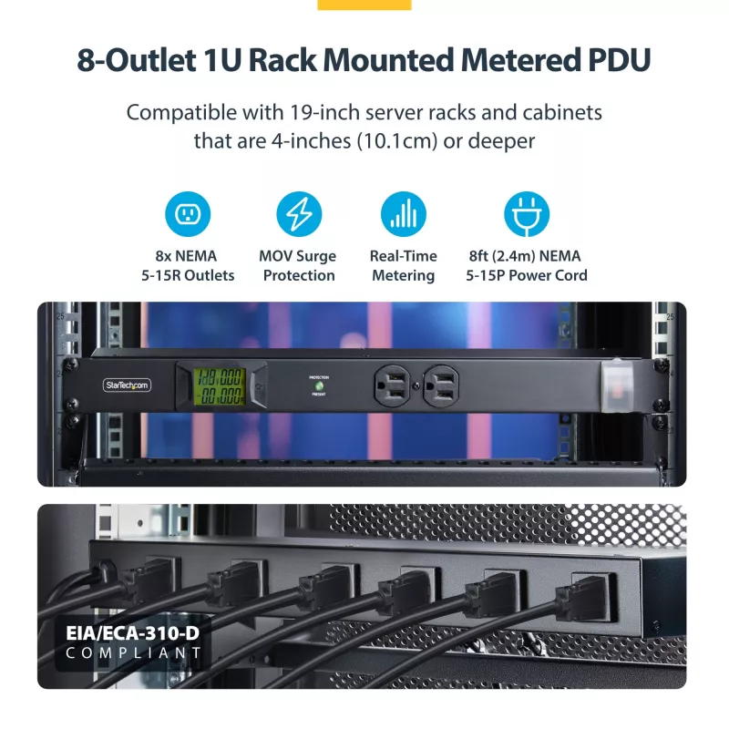 Cabo Ethernet CAT8 StarTech.com 50 cm azul, RJ45 sem patilha, 25G/40G, 2000 MHz, 100 W PoE++, S/FTP, 26AWG cobre puro estanhado, LSZH, cabo de rede blindado com alívio de tensão, testado individualmente