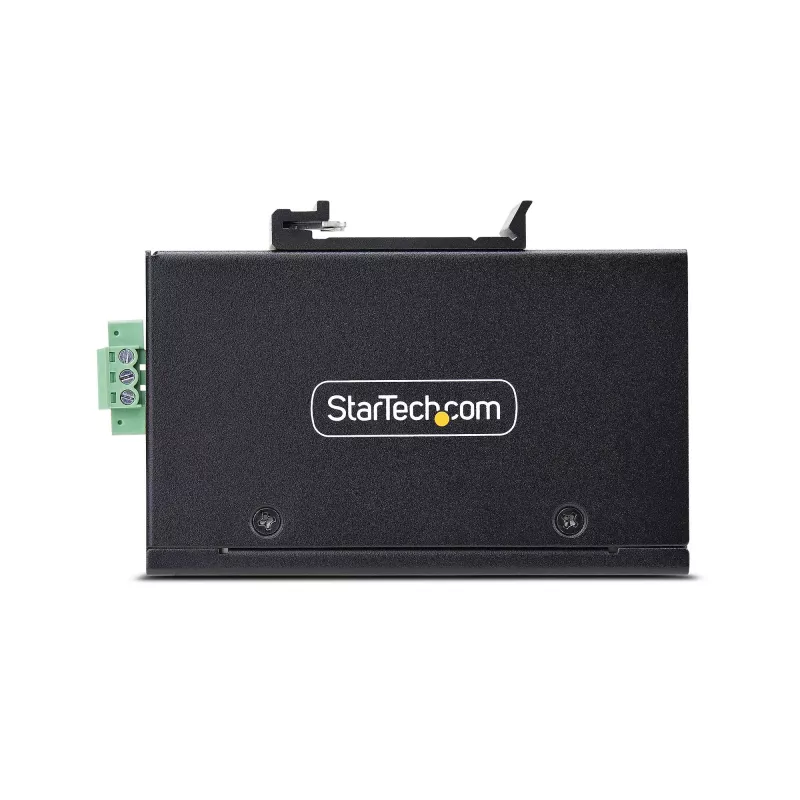 StarTech.com I51G-ETHERNET-SWITCH switch Gigabit Ethernet industrial não gerido de 5 portas, 10/100/1000, calha DIN/montagem na parede, IP30, -40 a 75 °C (-40–167 °F), DC, TAA